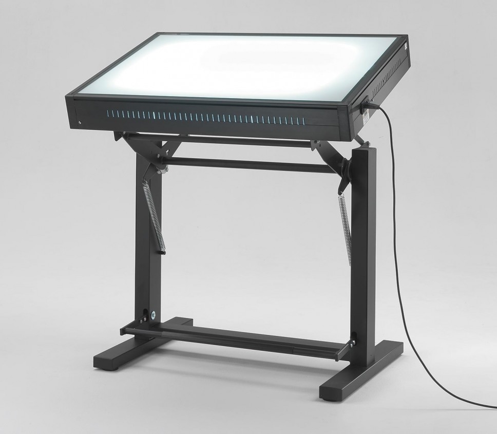 Tavoli luminosi Grapholux con piano retroilluminato Emme Italia